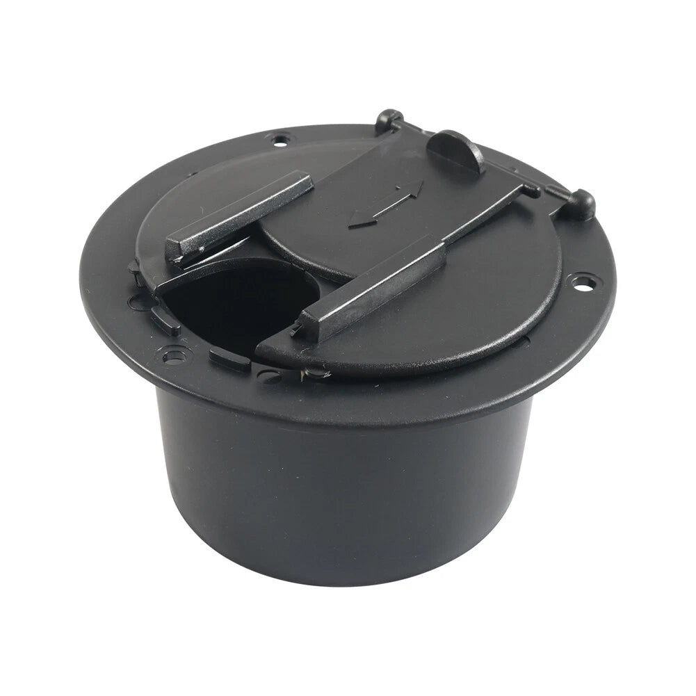 Round Electric Power Cord Cable Hatch Cover for RV Camper Trailer