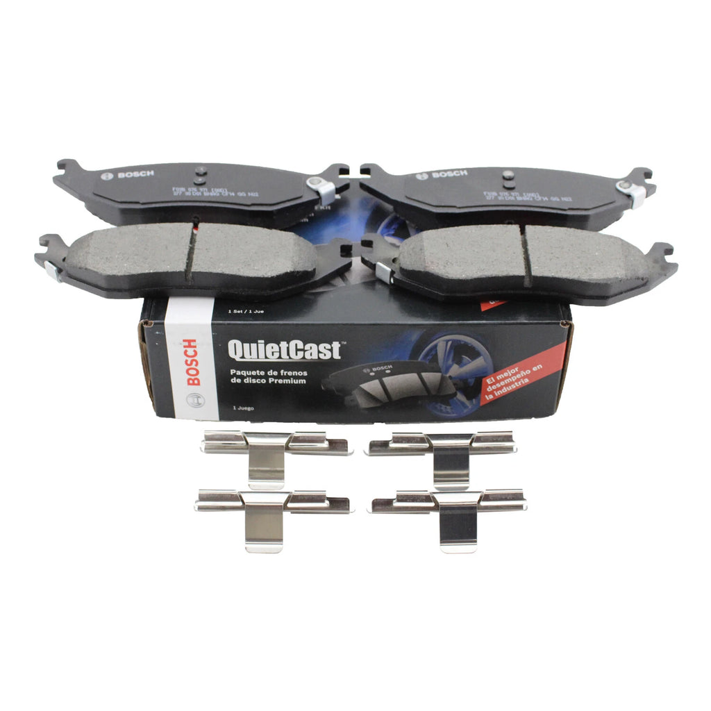 Set of 4 Bosch QuietCast Rear Ceramic Brake Pads for Dodge Ram 1500