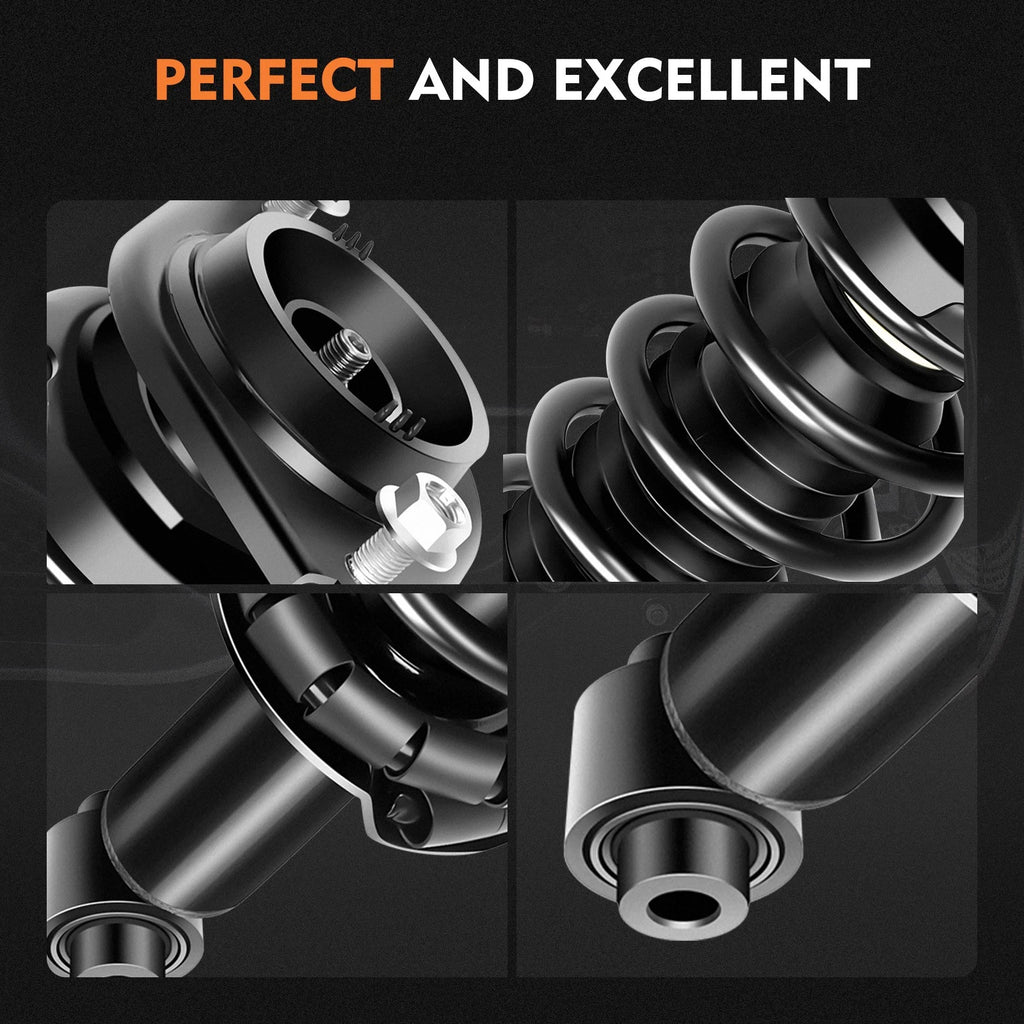 Set of 4 Struts Shocks Springs & Mounts for Subaru Impreza (2008-2011)