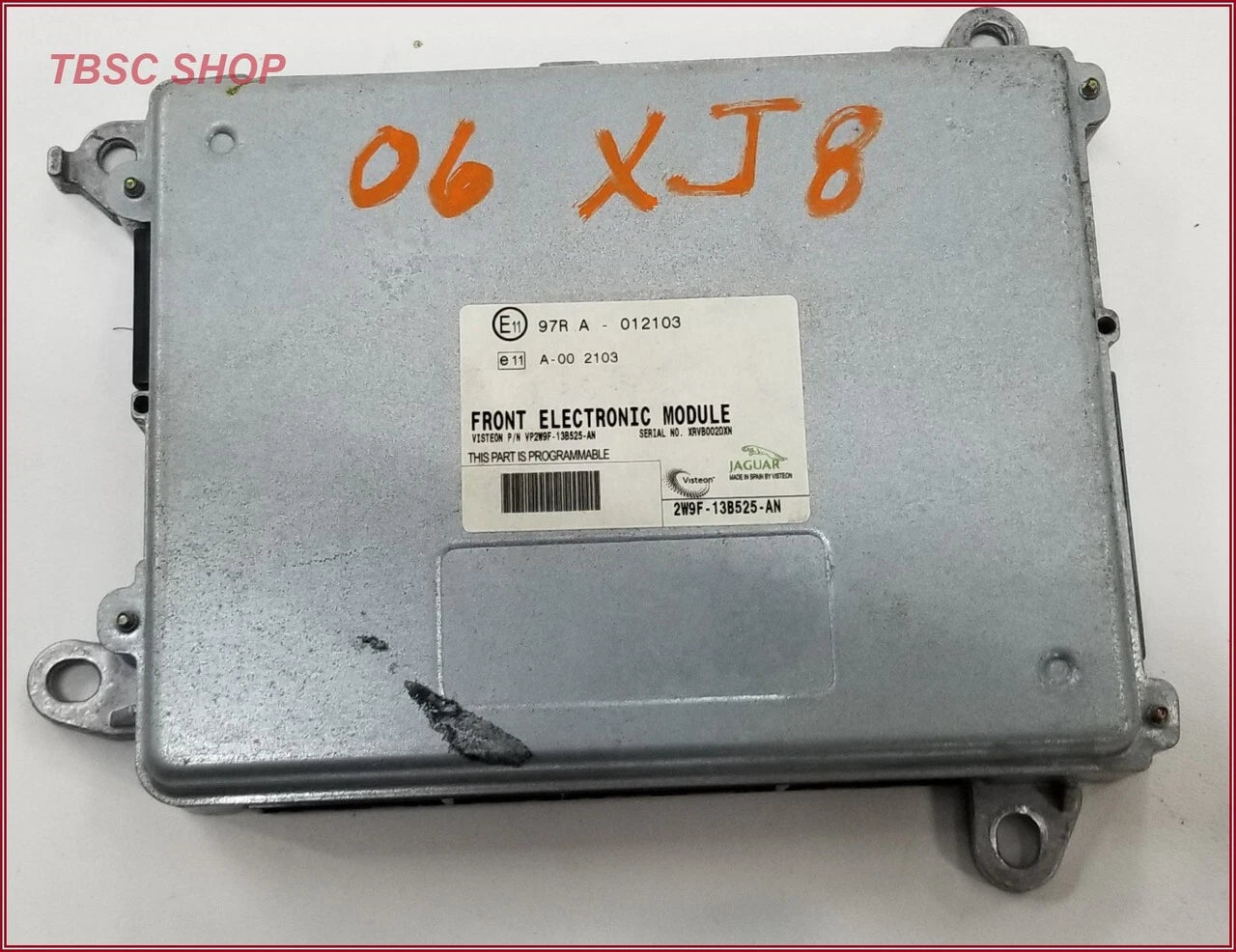 Front electronic module for Jaguar XJ8 Vanden Plas (2004–2006) 2W9F-13B525-AN