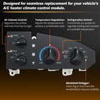 AC Heater Climate Control Module Panel 5C2Z19980BA for Ford E150 E250 (2005–2014)