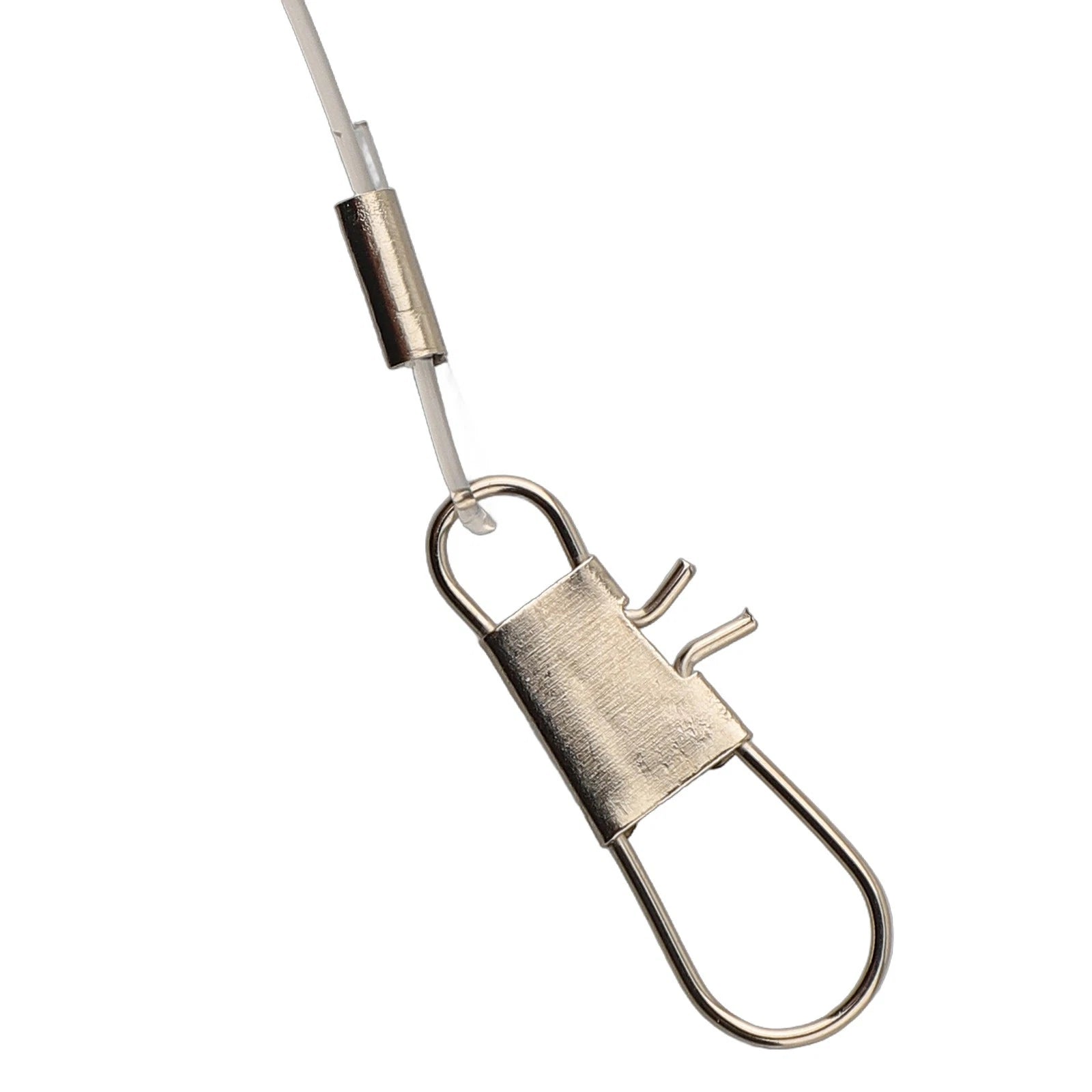 Set of 6 Surf Fishing Steel Leaders with Swivels Beads 55lb Test