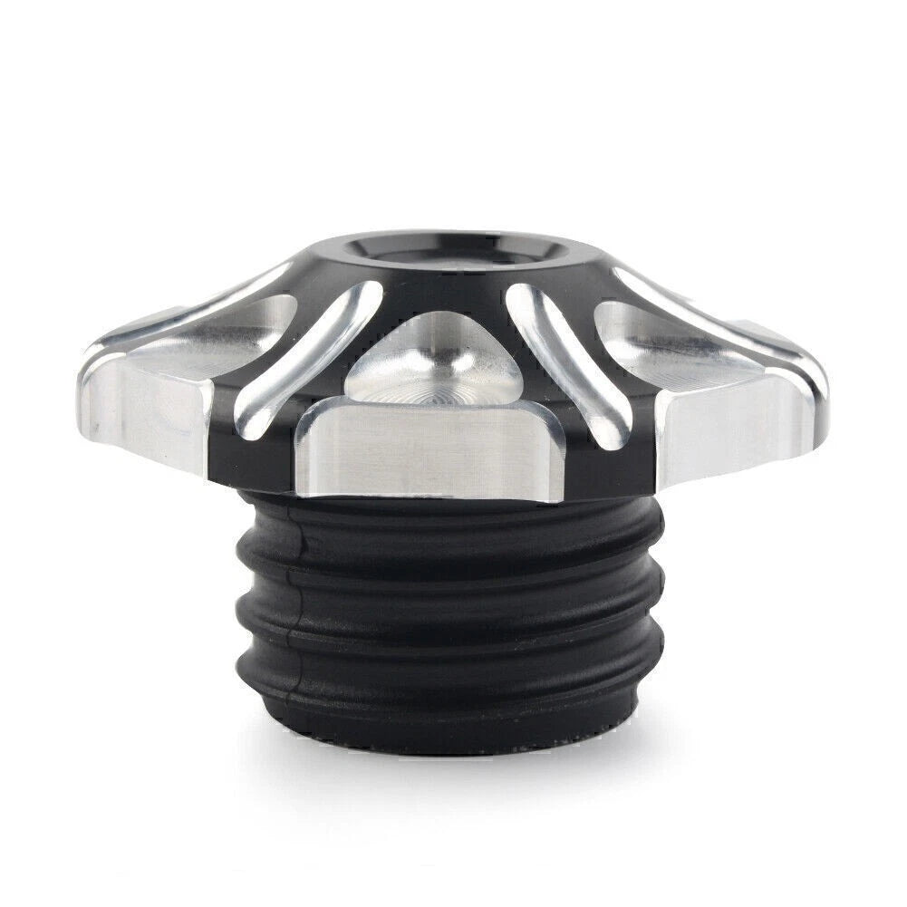 CNC Cut Vented Gas Cap for Harley Sportster Softail (Right-hand Thread)