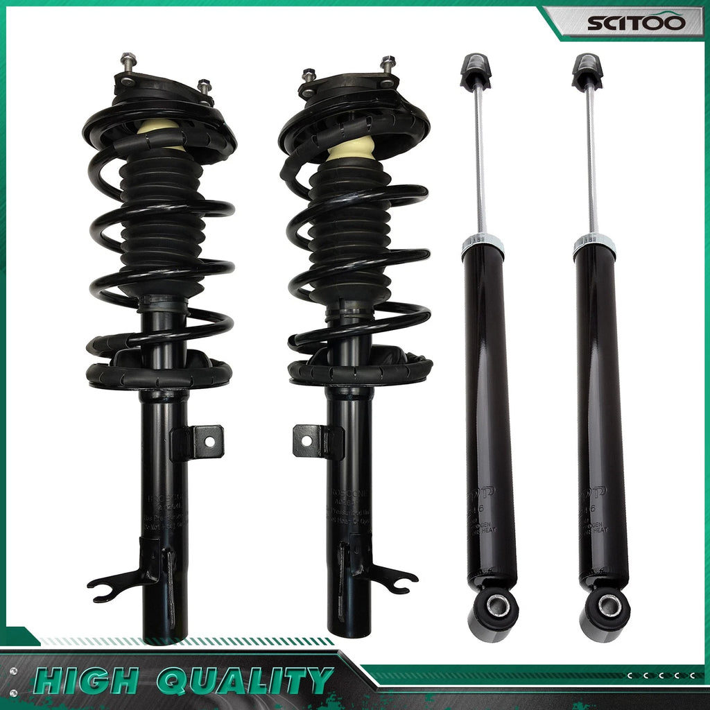 Front Complete Struts & Rear Shocks Assembly for Ford Focus (2000–2005)