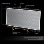 Aluminum Radiator for Toyota Celica GT GTS All Trac 1990–1993 (1174)