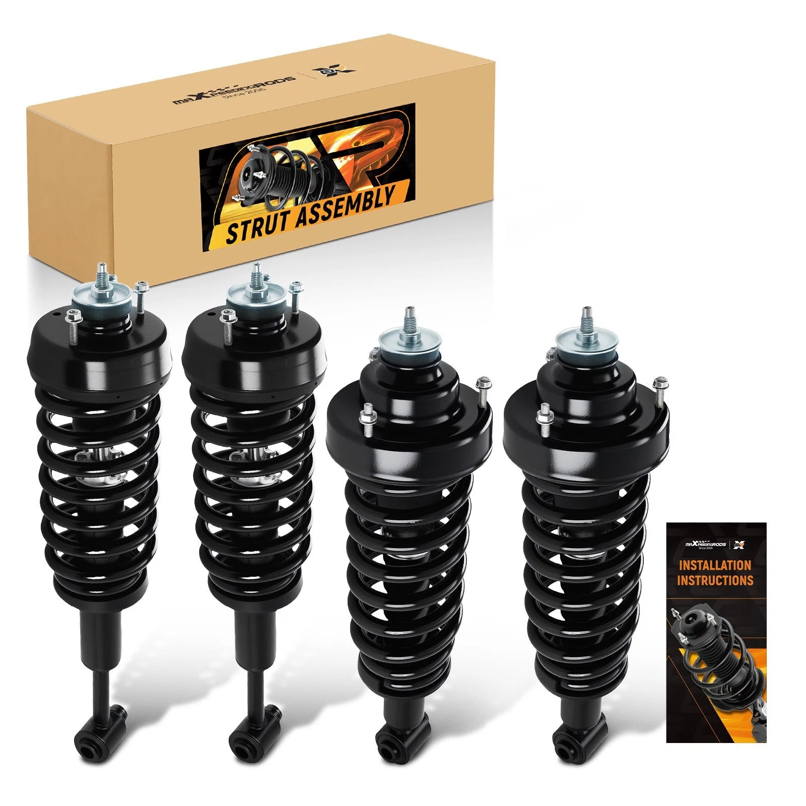 Set of 4 Rear Front Struts Assembly for Ford Explorer Mercury Mountaineer (2002-2003)