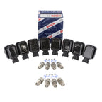 Set of 8 Ignition Coils & Double Iridium Spark Plugs for MB W140 S420 (1992–1999)