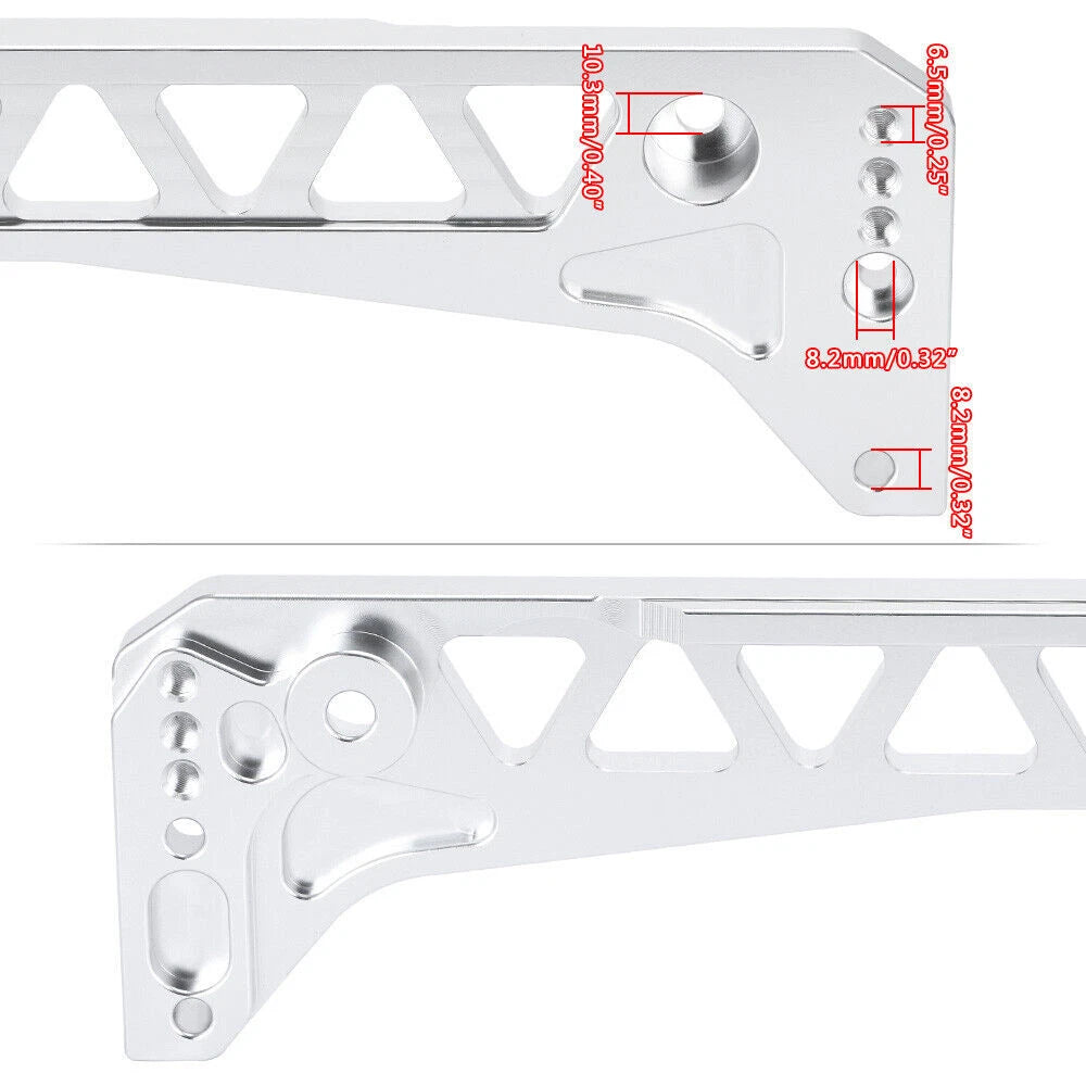F7 Billet Rear Lower Control Arm + Subframe Brace for Honda Civic EK (1996–2000)