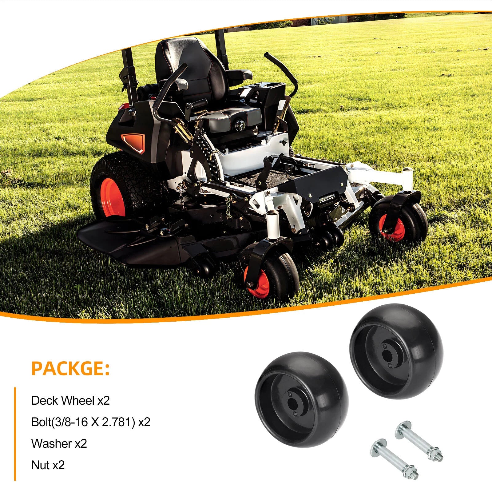 Deck Wheels Kit for Ferris Simplicity Snapper Pro 1500 ( before purchase)