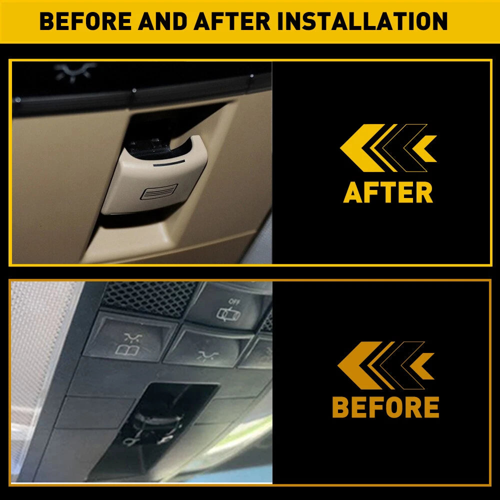 Sunroof Window Button Switch Cover for Mercedes Benz W204 C-Class (2007–2014)