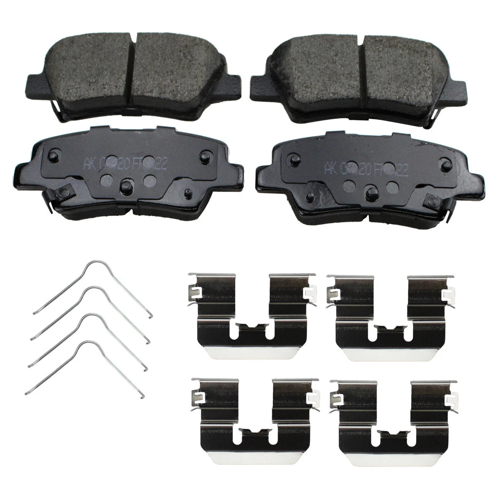 Akebono ProACT Ultra Premium Ceramic Brake Pads for (ACT1812)