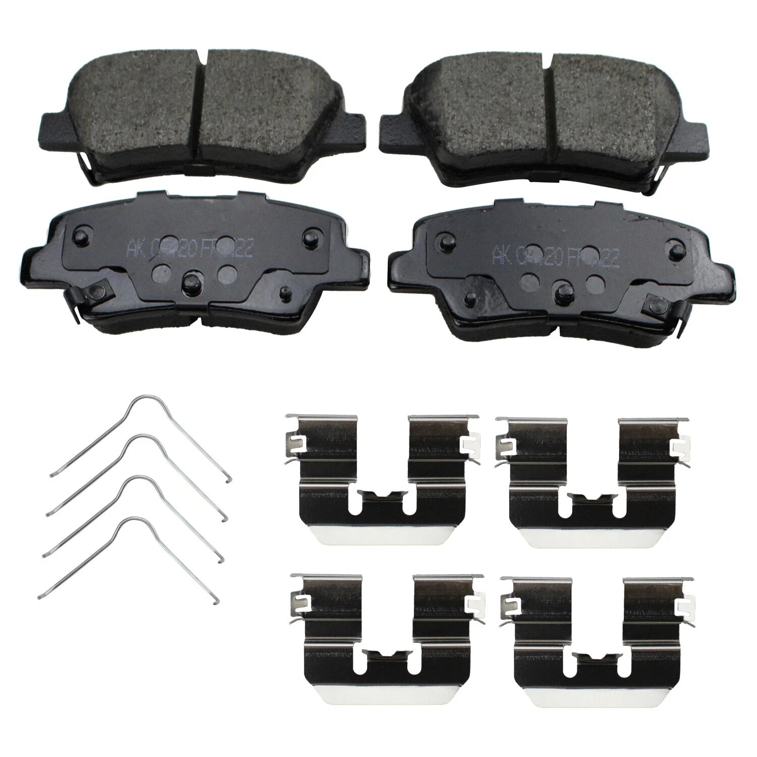 Akebono ProACT Ultra Premium Ceramic Brake Pads for (ACT1812)