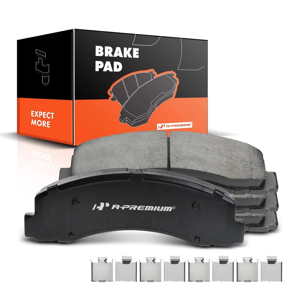 Set of 4 Front Ceramic Brake Pads for Ford F-150, Expedition (2010–2020)
