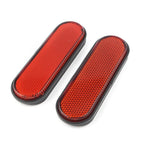 Pair Red Front Fork Leg Reflector Covers for Victory Judge Hammer-S Hard-Ball (2013–2017)