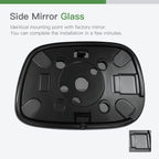 Right Side Replacement Mirror Glass for Dodge Ram Pickup (2002–2004) W/ Adhesive Pads
