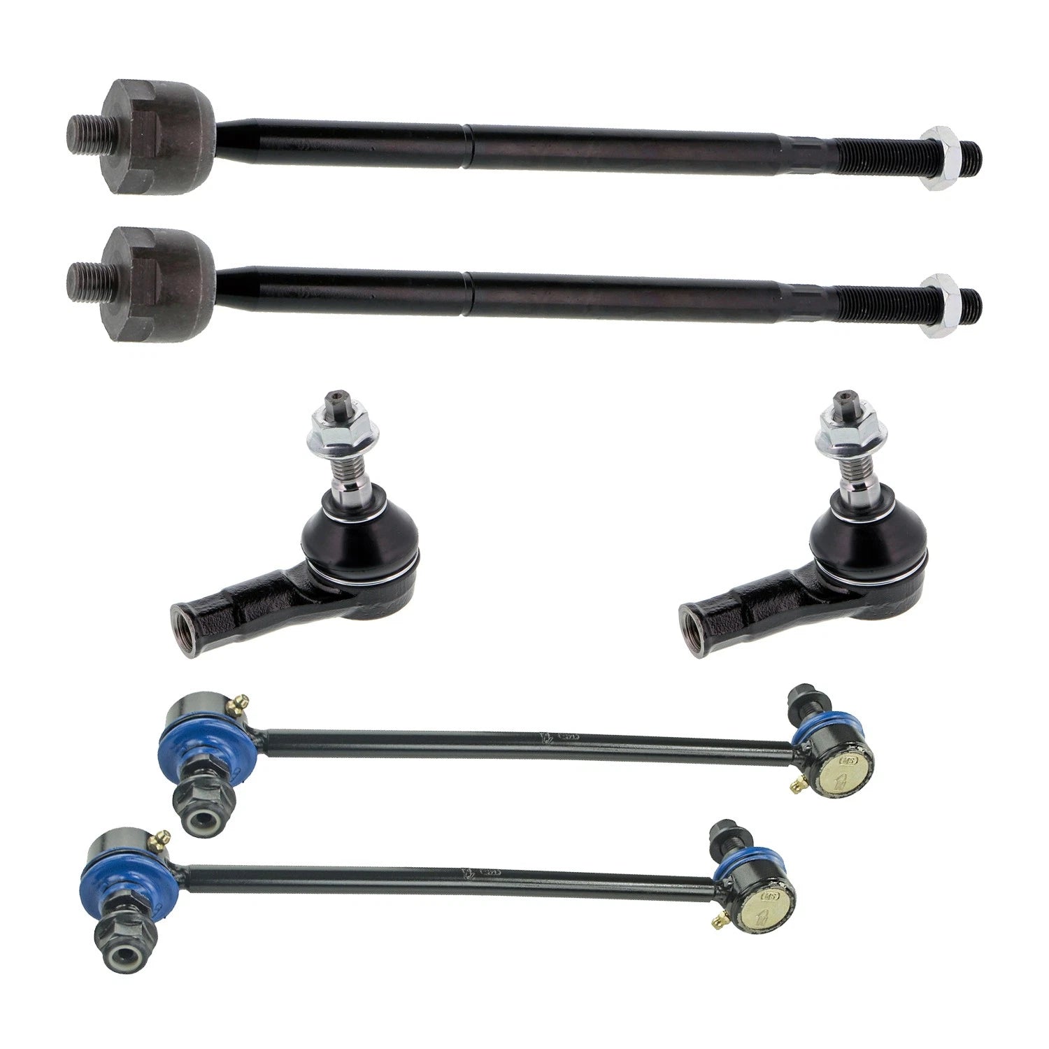 Set of 4 Mevotech Supreme Tie Rod Ends Sway Bar Link Kit for Sonic (2012–2020)