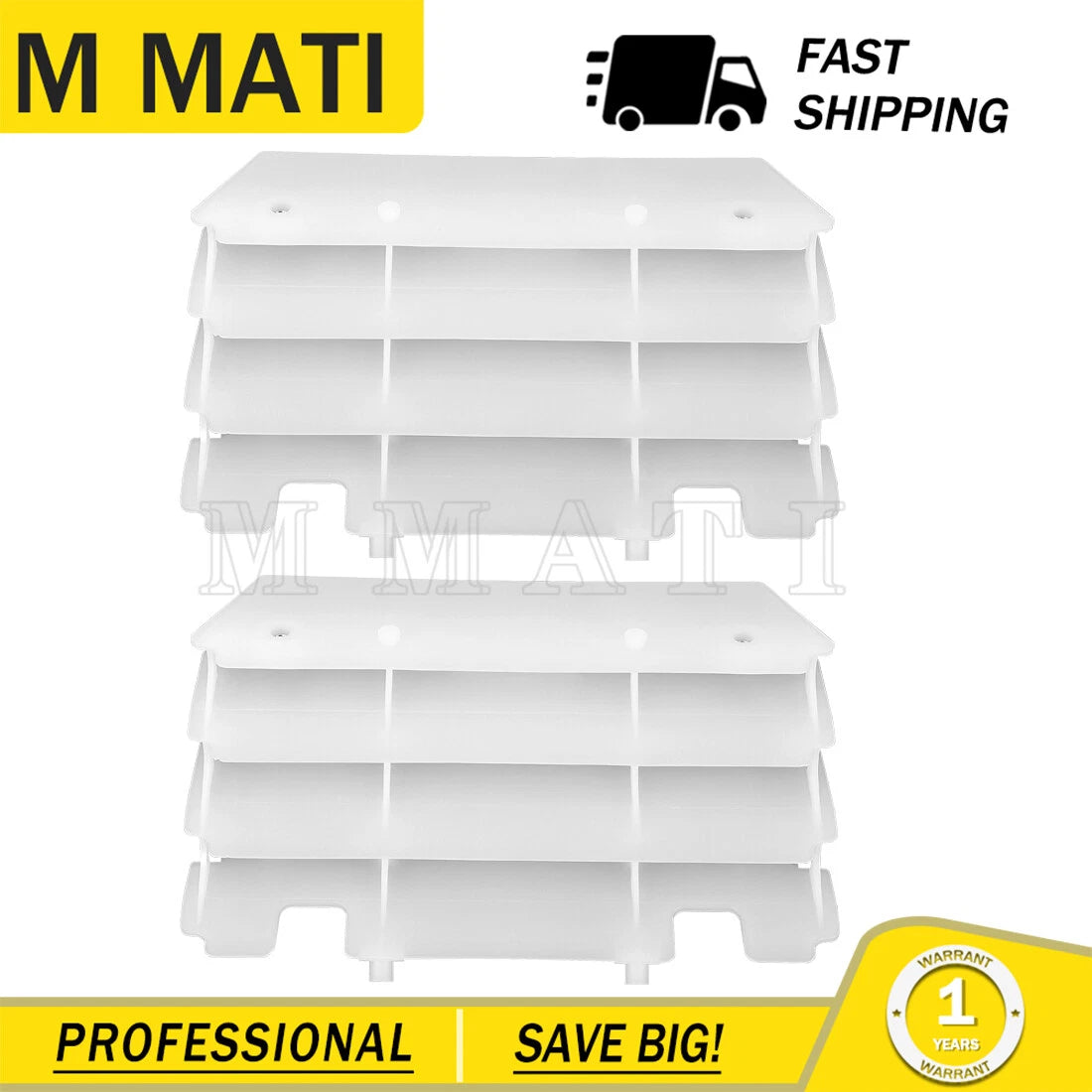 Radiator Guard Louver Set for Kawasaki KX125 KX250 (2003–2009)