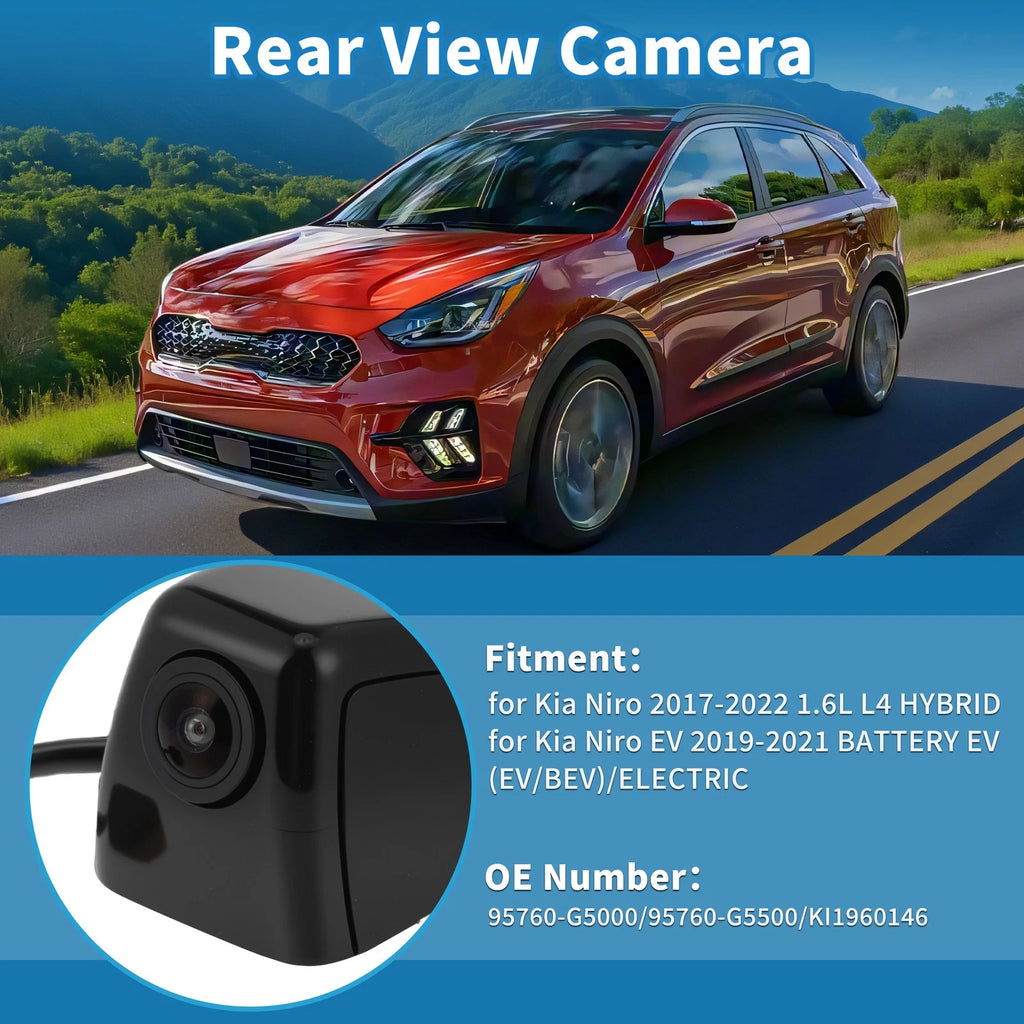 Rear View Camera for Kia Niro (2017–2022) & Niro EV (2019–2021) 95760-G5000