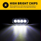 2X AUXITO 9145 9140 H10 LED Fog Driving Light Bulbs 3000K 4000LM