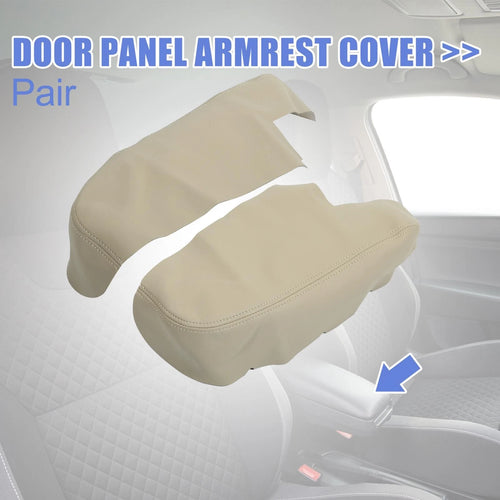 1 Pair Armrest Cover Pad for Honda Ridgeline (2006–2014) Beige