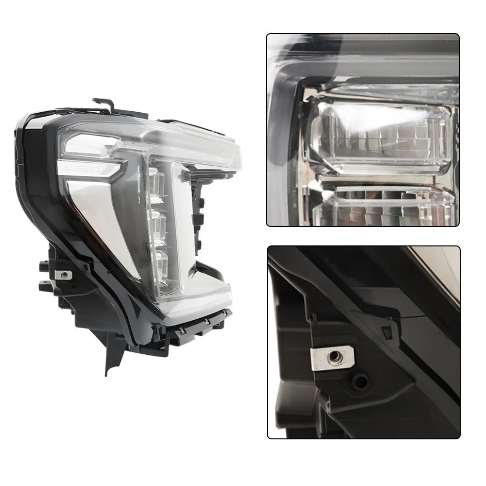 Black LED Headlight for GMC Yukon (2021–2023) Right Side