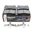 Set of 4 Bosch QuietCast Semi-Metallic Brake Pads for ATS Camaro Lancer BRZ