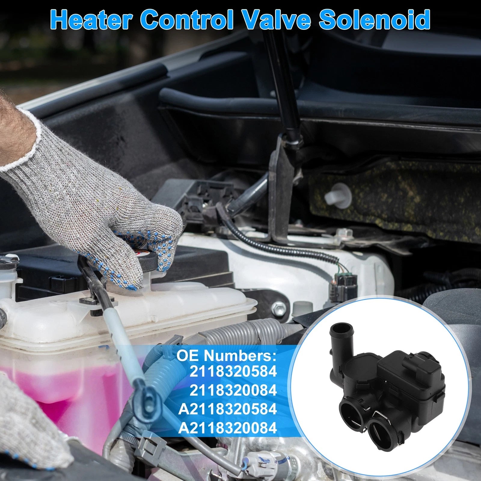 Heater Control Valve for Mercedes-Benz E320 (2003–2009) 2118320584