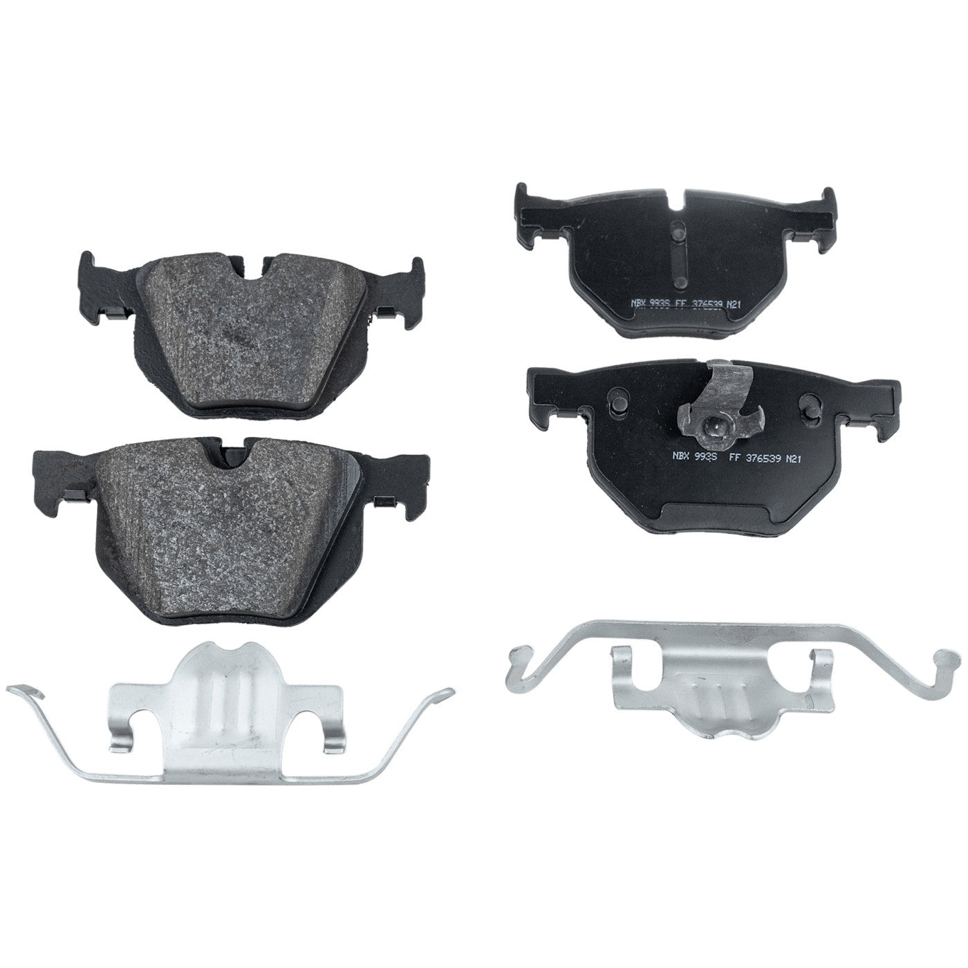Rear Brake Disc Rotors and Pads Kit for BMW 528i xDrive E60 5 Series