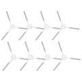 Set of 4 White Side Brushes for Xiaomi B116 X20 PLUS (Replacement Kit)