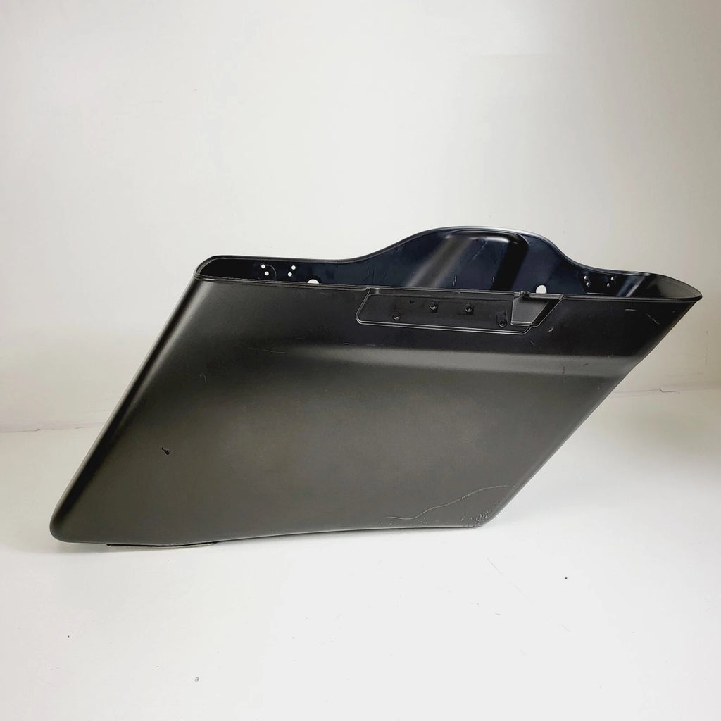 Right Side Stretched Saddlebag for Harley Touring (2014–2022) Rock River Grey Denim