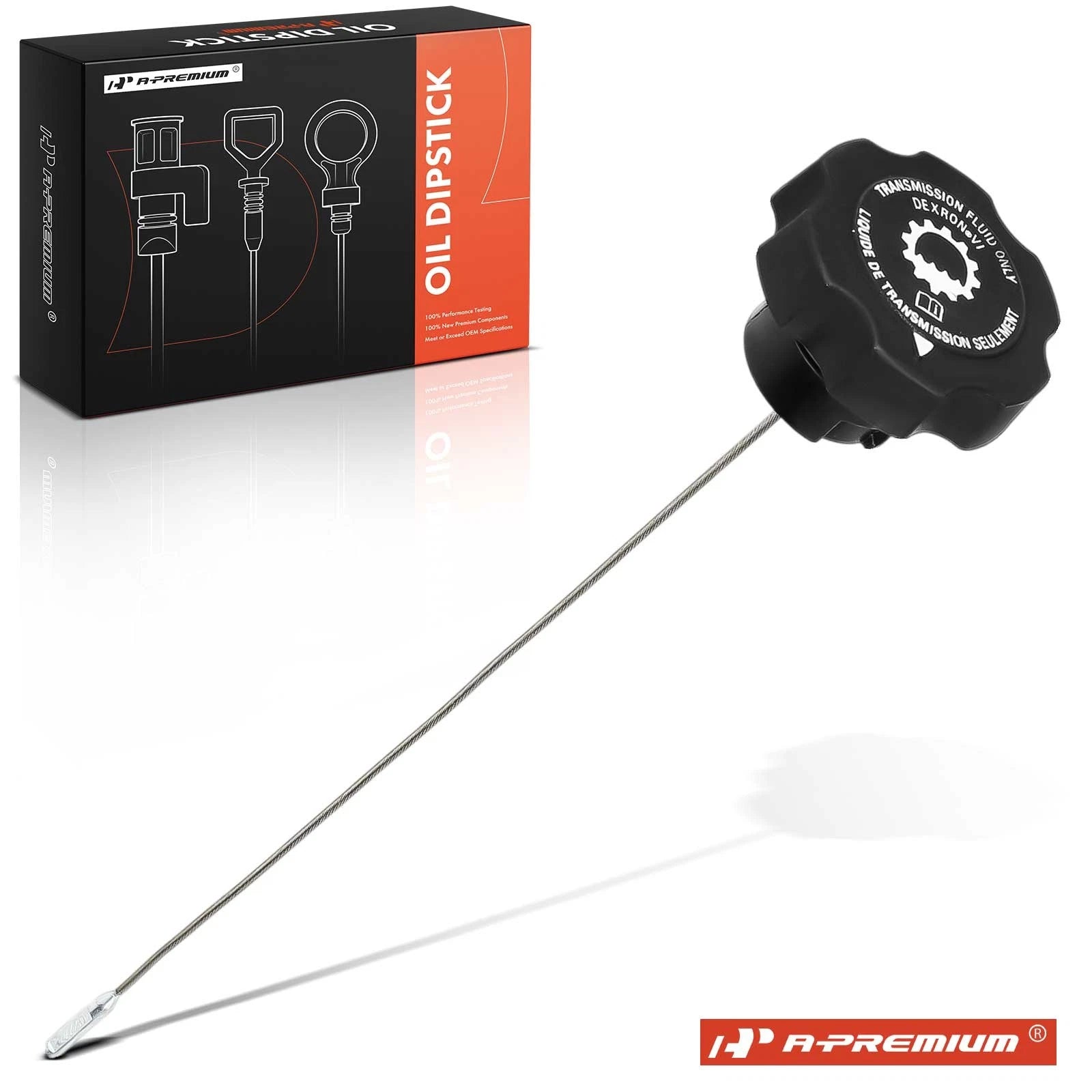 Automatic Transmission Oil Dipstick with Cap for Chevy GMC Cadillac Buick 