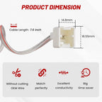 Car Door Speaker Wiring Harness Connector Plug for Nissan Sentra (2004–2018) 1 Pair