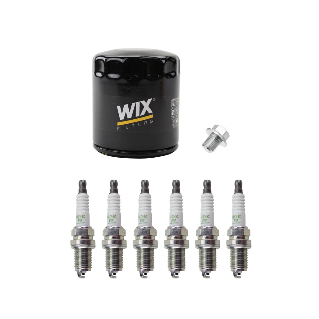 Wix Engine Oil Filter & NGK 6 V-Power Spark Plugs for Camry Supra (1982–1992)