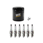 Wix Engine Oil Filter & NGK 6 V-Power Spark Plugs for Camry Supra (1982–1992)