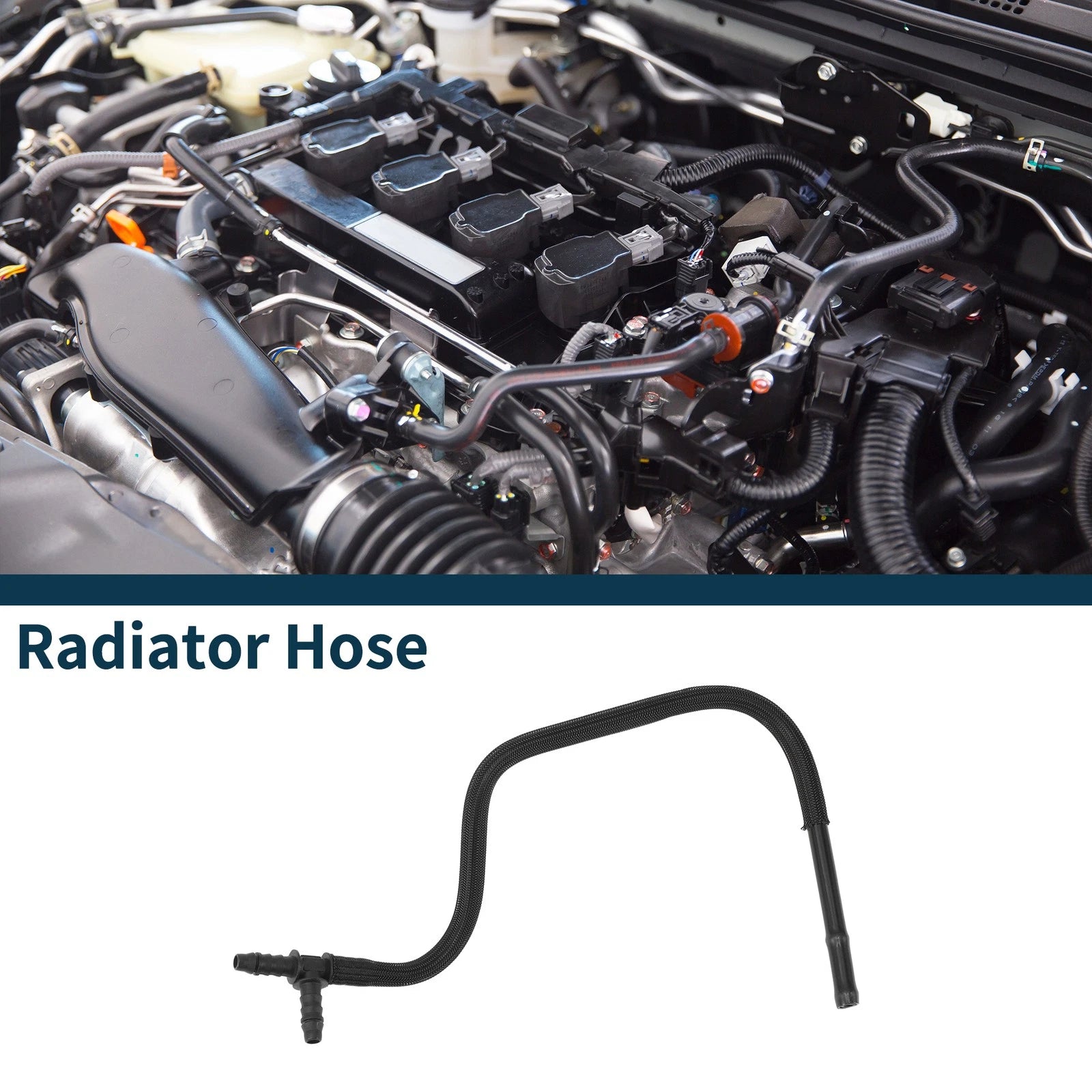 Radiator Hose Coolant Pipe for Audi Q7 (2006–2015) No. 059121086P Black