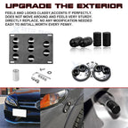 Tow Hook License Plate, Air Valve Cap & Release Fastener for Mercedes C/E (2010-2019)