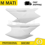 Left & Right White Rear Side Cover for Kawasaki KLX140 KLX140G KLX140L (2008–2024)