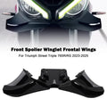 Front Spoiler Winglet for Triumph Street Triple 765R/RS (2023–2025) Black