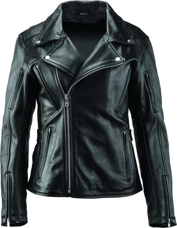 Kuryakyn Ironclad Classic Leather Jacket for Women (Black)