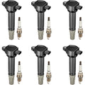 Ignition Coils & Spark Plugs for 2009–2010 Dodge Journey 3.5L V6 (UF502)