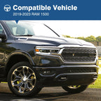 Front Bumper Face Bar for Dodge Ram 1500 (2019–2024) with Fog Light Holes