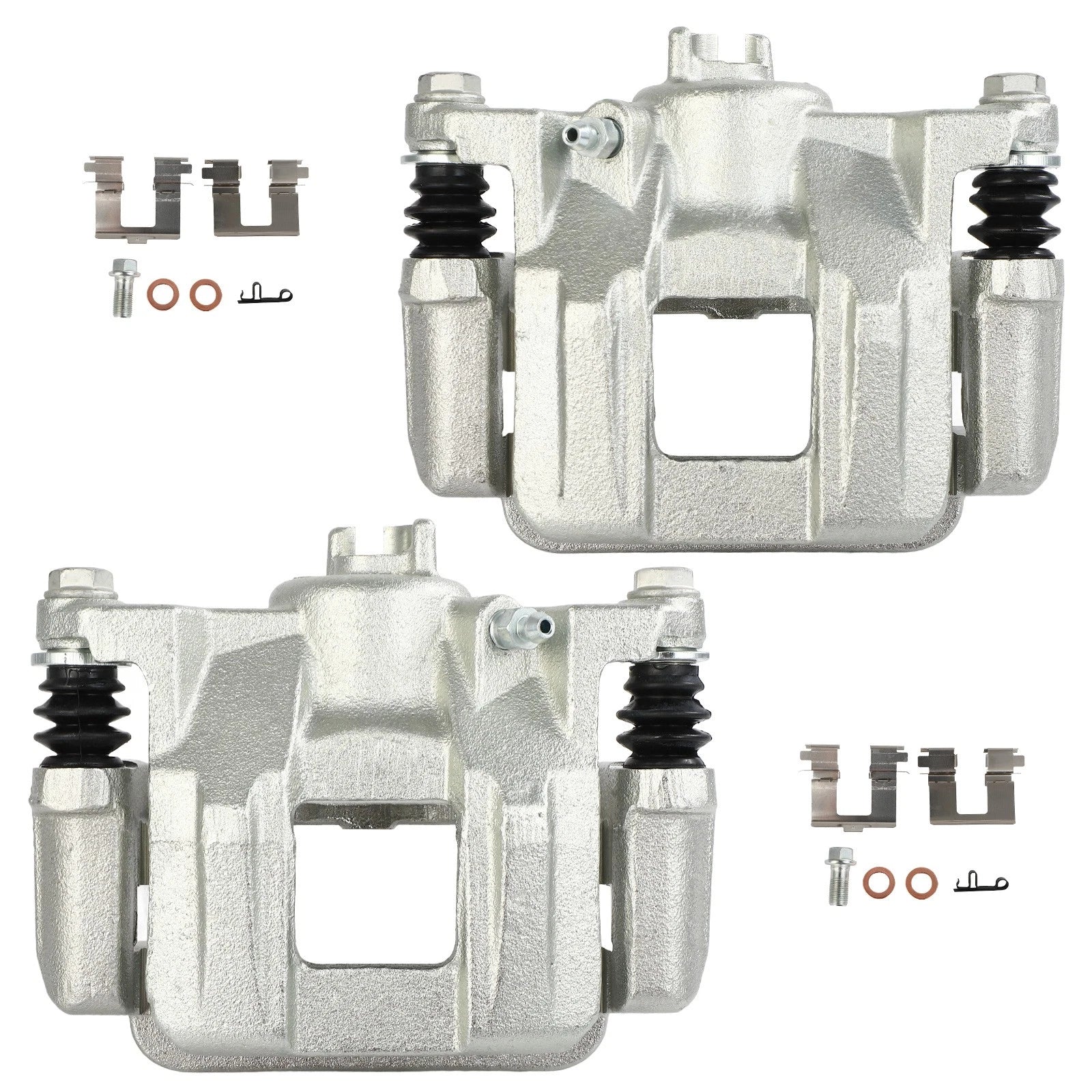 Set of 2 Rear Brake Calipers with Bracket for Honda Odyssey (2011–2017)