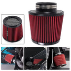 3" Cold Air Intake Cone Replacement Dry Air Filter for