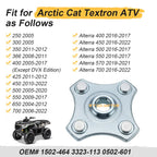 Left Rear Wheel Hub for Arctic Cat Alterra 400 450 500 550 570 700 (2016–2022)