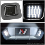 LED License Plate Lights for Dodge Ram 1500 2500 (2003–2013) - Black/Clear
