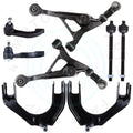 Set of 8 Front Control Arm Tie Rods for Chrysler Sebring LX, Dodge Stratus 