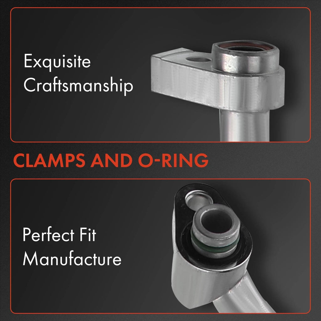 2X A/C Suction & Discharge Line Hose for Ford Fusion (2013)