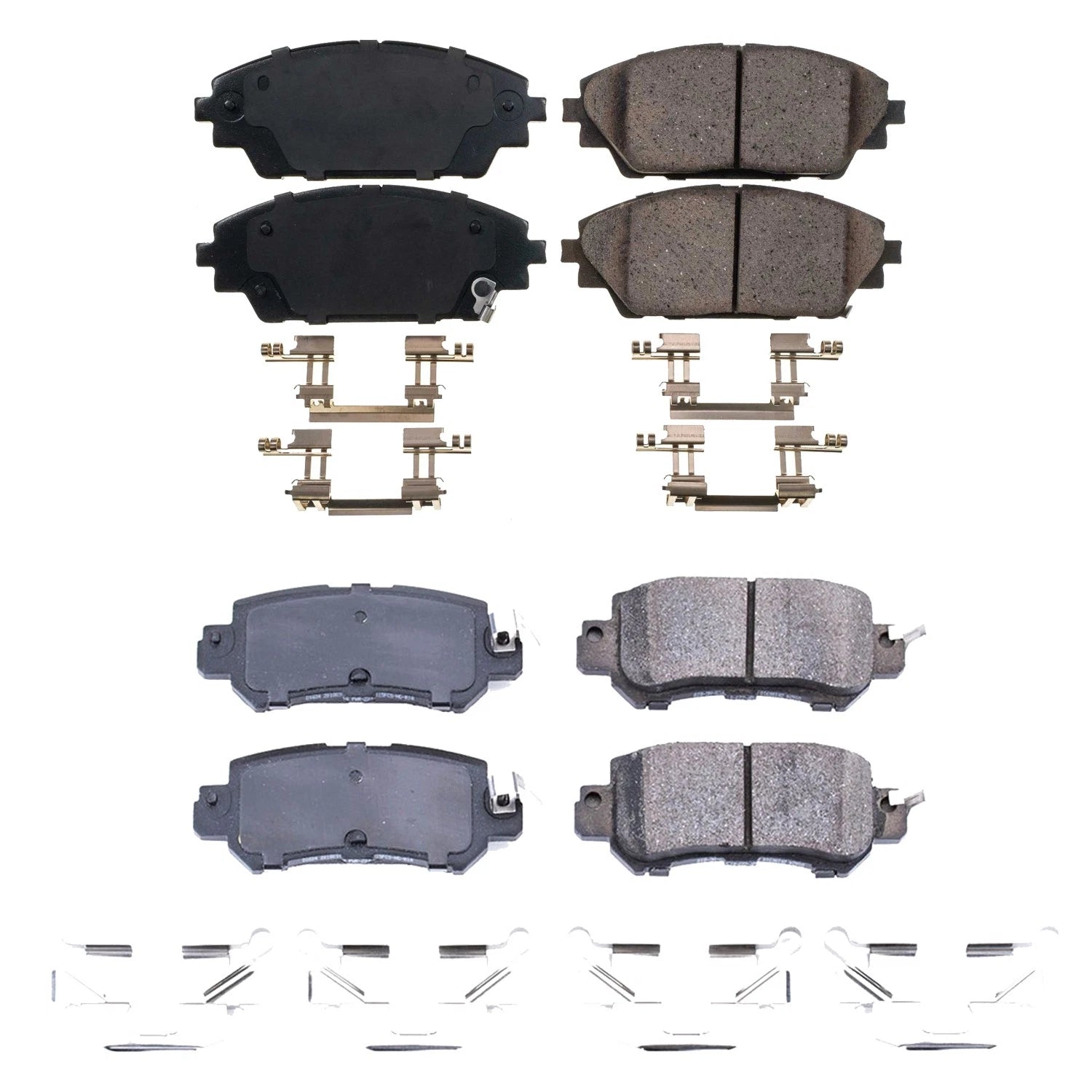 PowerStop Z17 Low-Dust Ceramic Disc Brake Pads Kit for Mazda CX-3 (2016–2021)