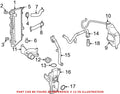 OEM Engine Coolant Thermostat for Dodge Ram 2500, 3500 (2003–2018)