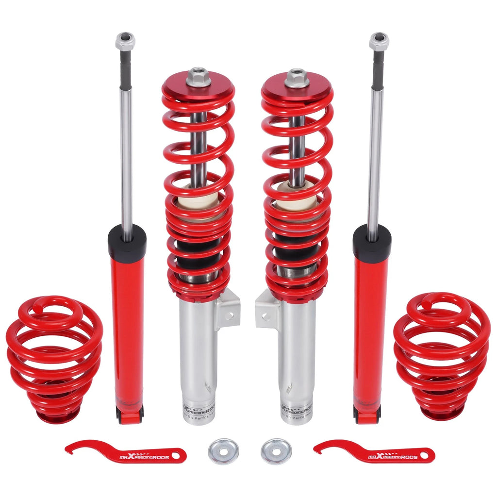 COILOVERS KITS FOR BMW 3 SERIES E46 320 323 325 328 330 CABRIO Shock Struts Red